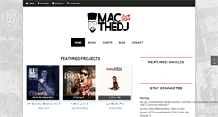 Desktop Screenshot of macthedj.com